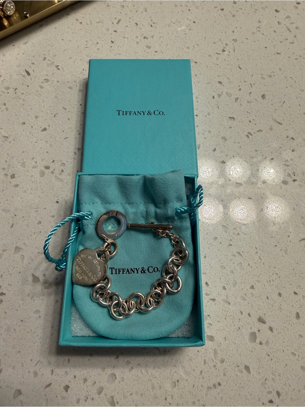 Tiffany & Co. Silver Toggle Heart Bracelet only - Picture 2 of 5